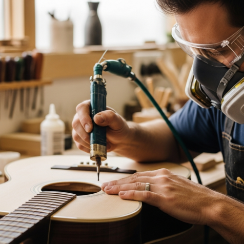 Nitrocellulose Lacquer for Guitars: Application and Best Practices