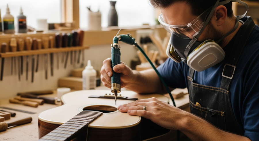 Nitrocellulose Lacquer for Guitars: Application and Best Practices