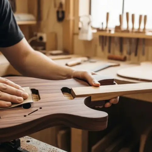 Purpleheart: Building a Vibrant Electric Guitar Body with This Exotic Wood
