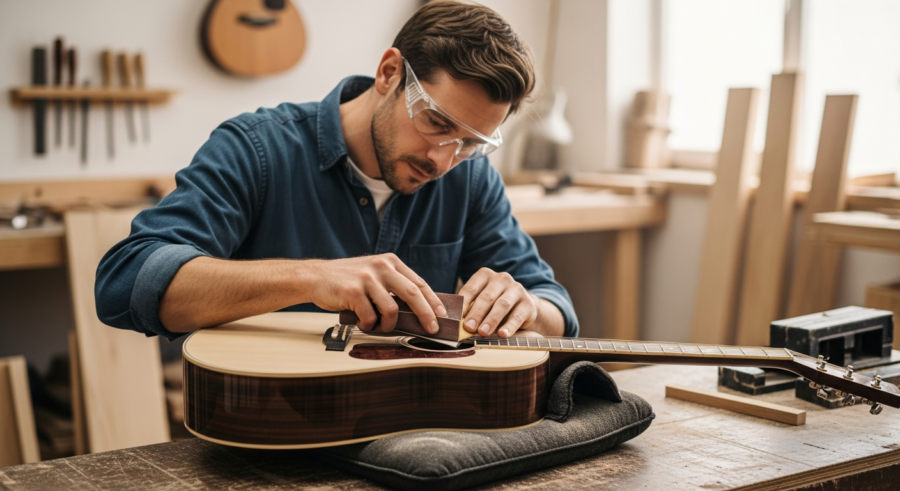 Sanding Guitar Finishes: Achieving a Flawless Surface